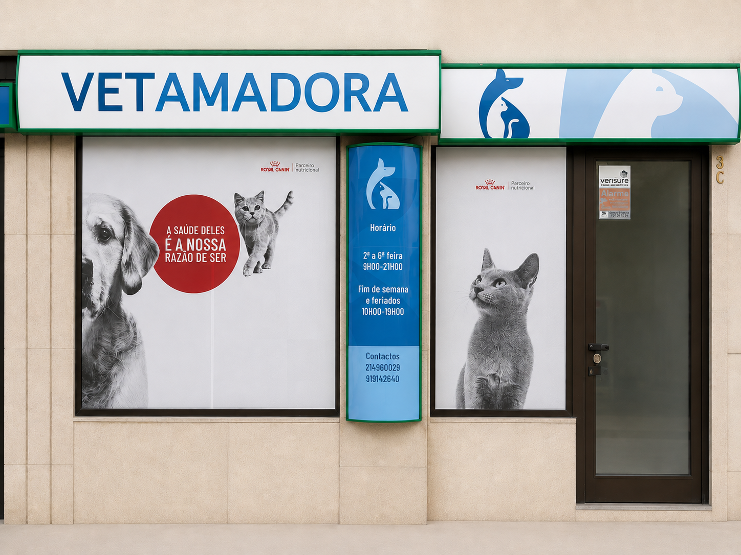 Fachada da Clínica Veterinária VetAmadora